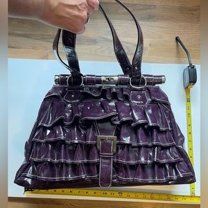 Unbranded Purple Frills Handbag
